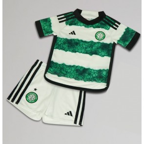 Celtic Koszulka Podstawowych Dziecięca 2023-24 Krótki Rękaw (+ Krótkie spodenki)